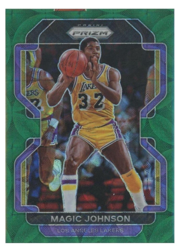 2021-22 Panini Prizm Base Set Magic Johnson #248 card