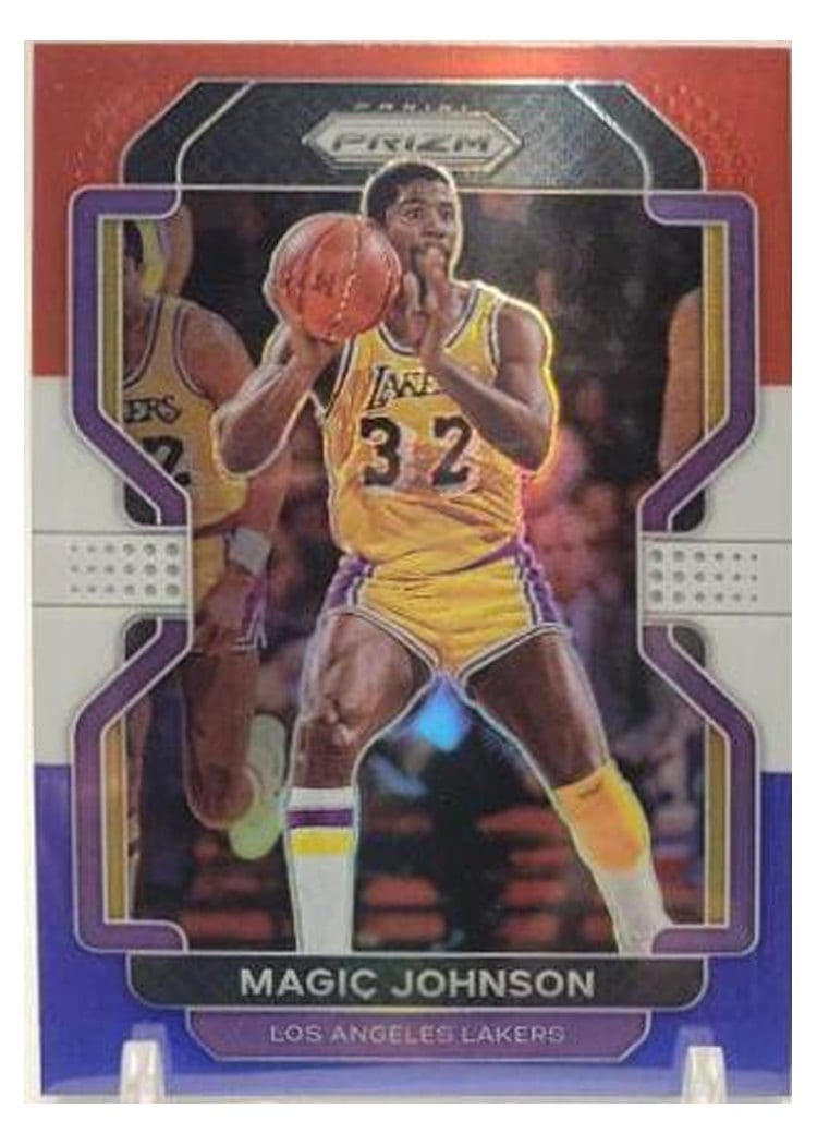 2021-22 Panini Prizm Base Set Magic Johnson #248 card