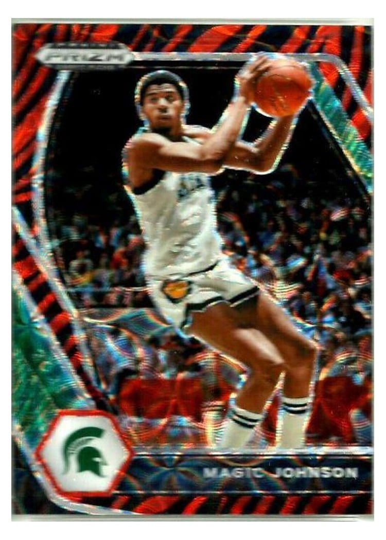 2021-22 Panini Prizm Base Set Magic Johnson #248 card