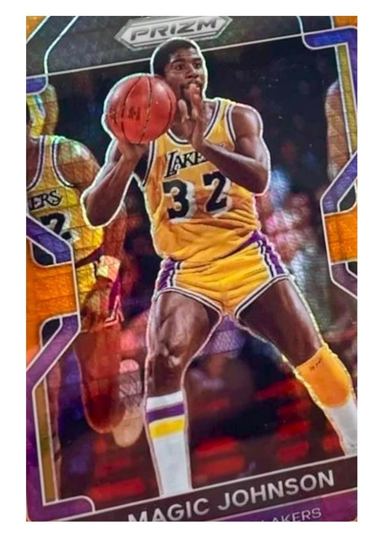 2021-22 Panini Prizm Base Set Magic Johnson #248 card