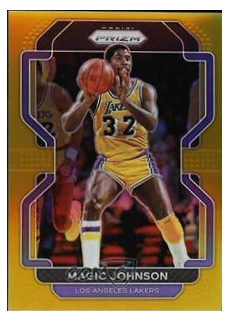 2021-22 Panini Prizm Base Set Magic Johnson #248 card