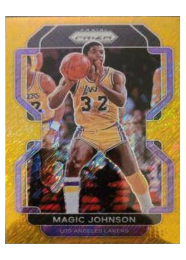 2021-22 Panini Prizm Base Set Magic Johnson #248 card