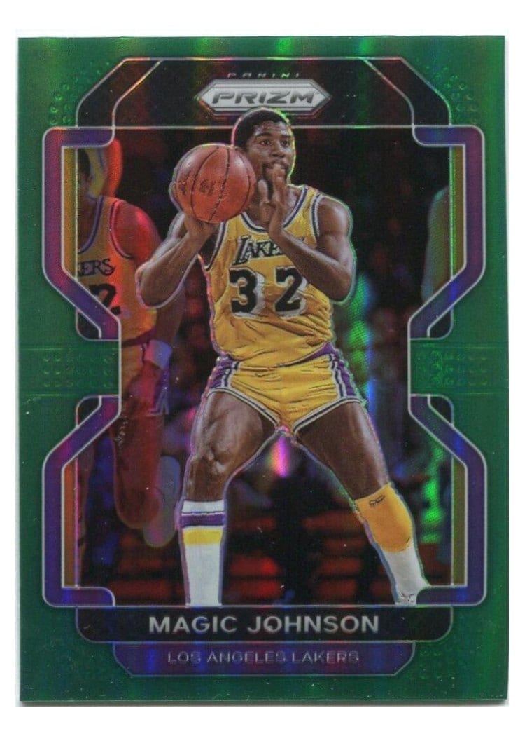 2021-22 Panini Prizm Base Set Magic Johnson #248 card