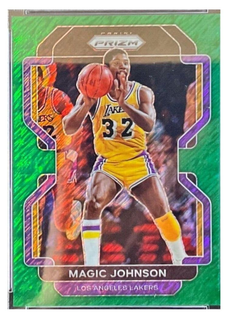 2021-22 Panini Prizm Base Set Magic Johnson #248 card