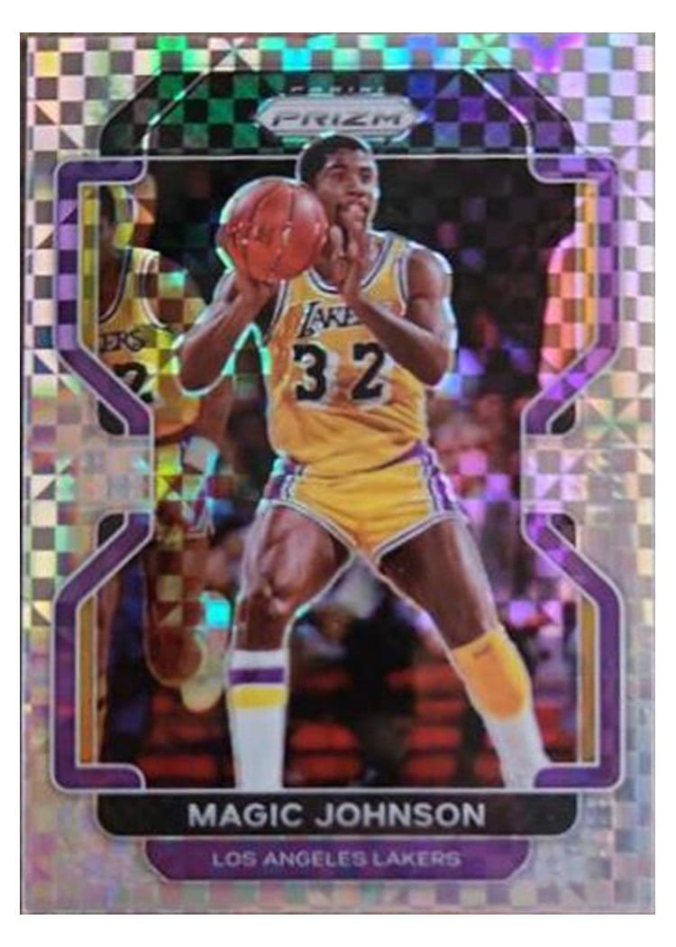 2021-22 Panini Prizm Base Set Magic Johnson #248 card