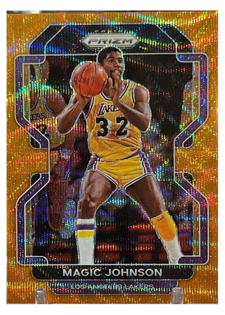 2021-22 Panini Prizm Base Set Magic Johnson #248 card