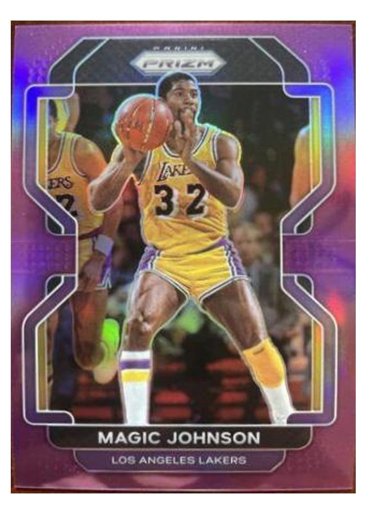 2021-22 Panini Prizm Base Set Magic Johnson #248 card