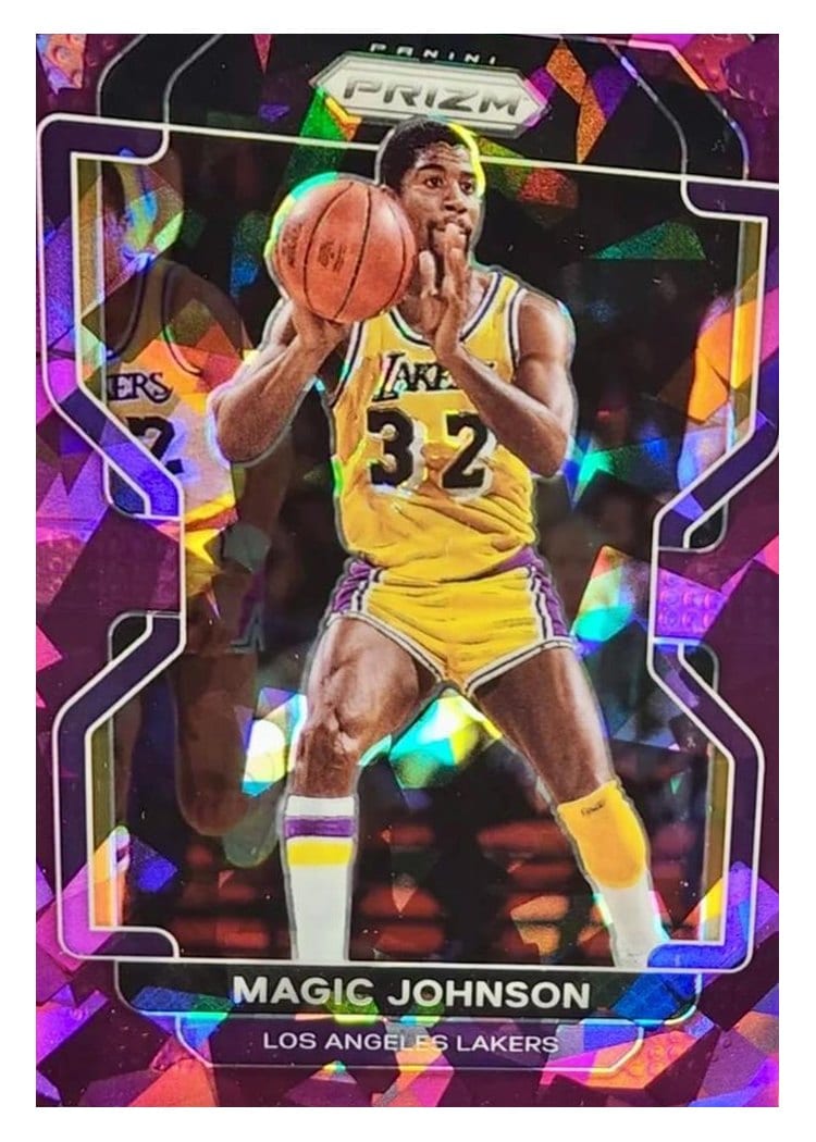 2021-22 Panini Prizm Base Set Magic Johnson #248 card