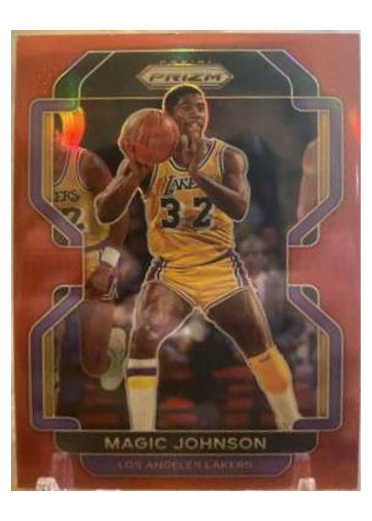 2021-22 Panini Prizm Base Set Magic Johnson #248 card