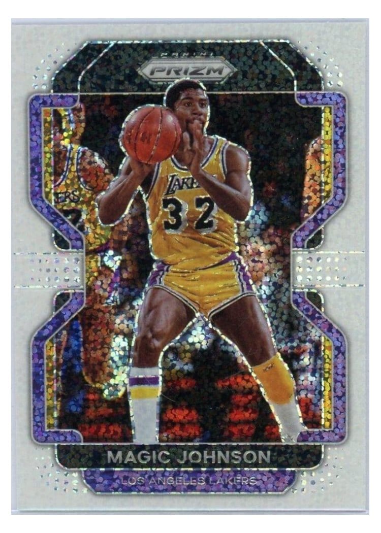 2021-22 Panini Prizm Base Set Magic Johnson #248 card