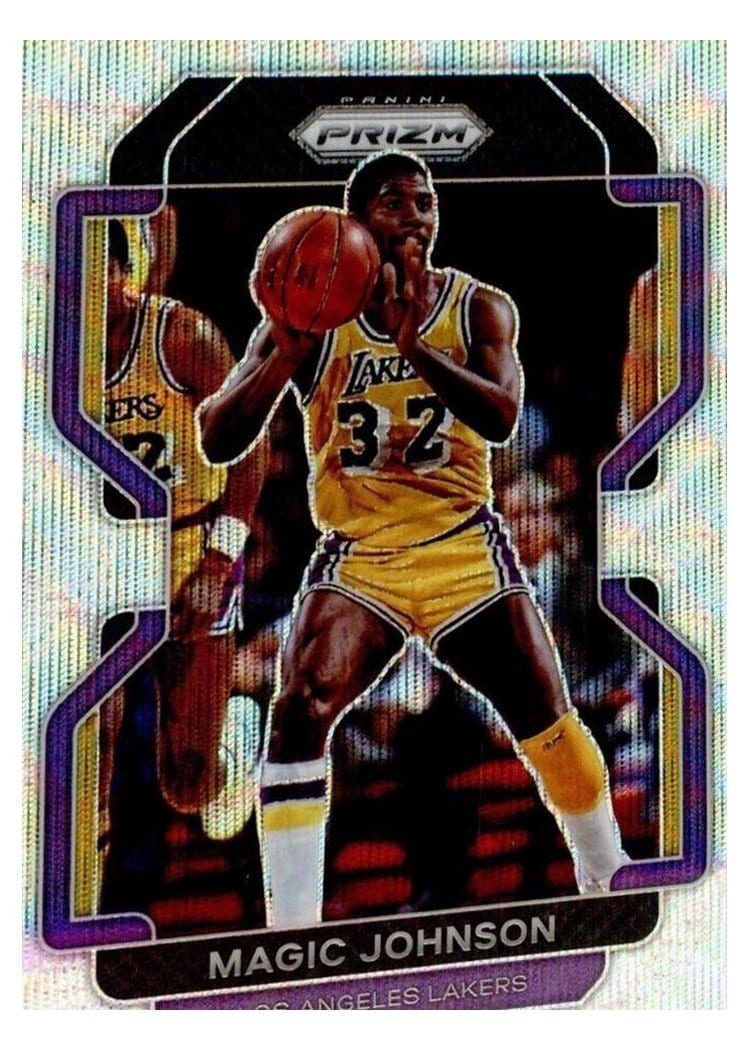 2021-22 Panini Prizm Base Set Magic Johnson #248 card