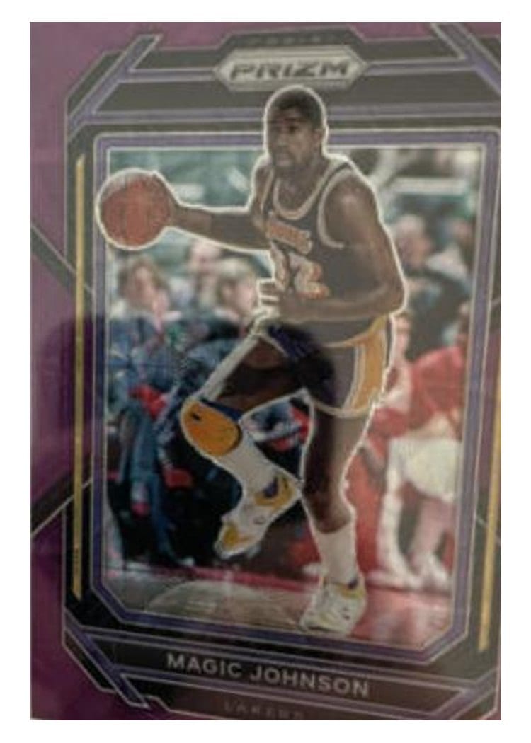 2022-23 Panini Prizm Base Set Magic Johnson #276 card