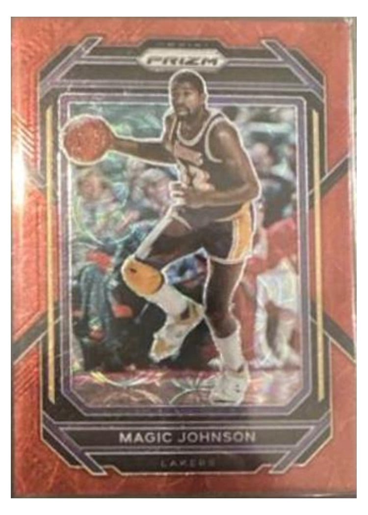 2022-23 Panini Prizm Base Set Magic Johnson #276 card