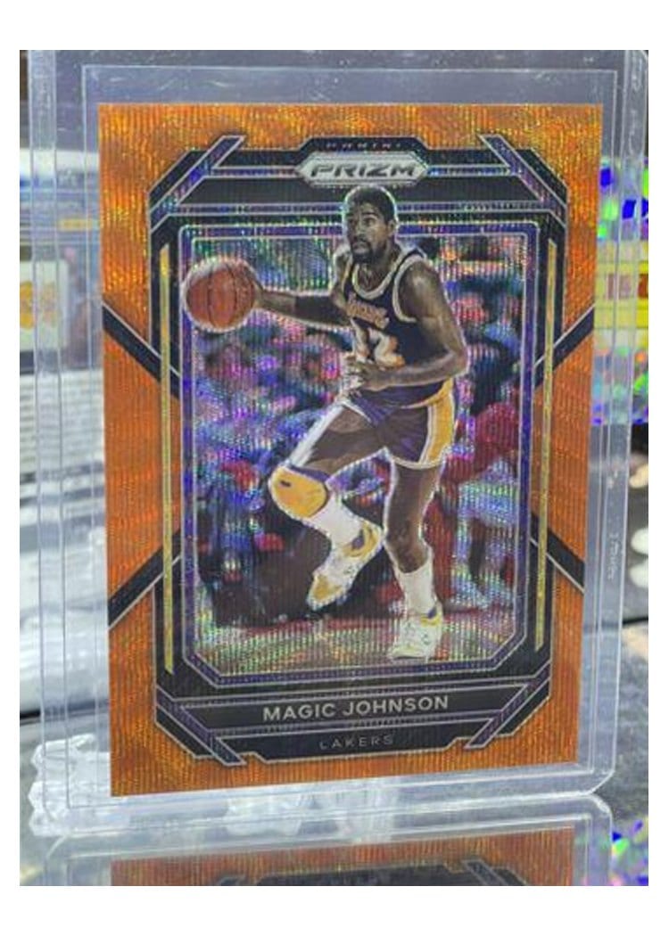 2022-23 Panini Prizm Base Set Magic Johnson #276 card