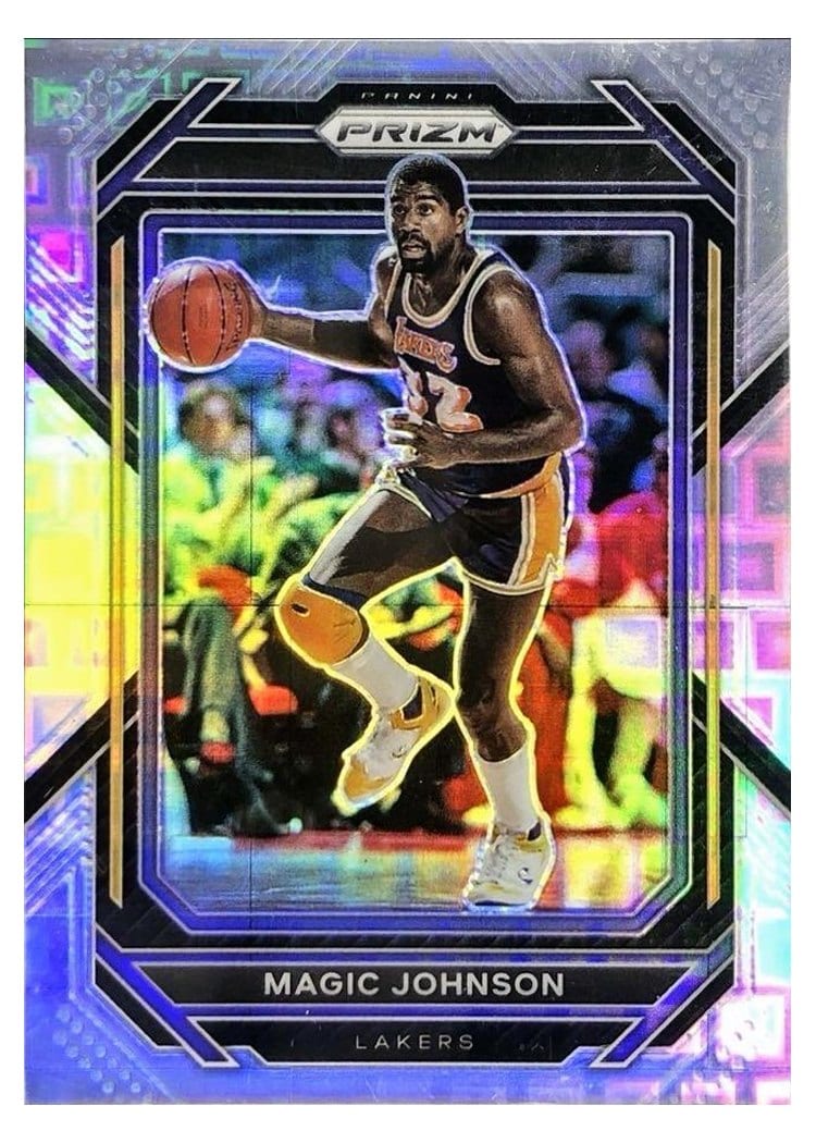 2022-23 Panini Prizm Base Set Magic Johnson #276 card
