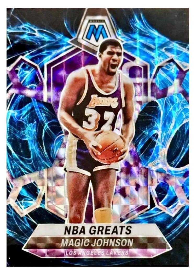 2023-24 Panini Mosaic Base Set Magic Johnson #295 card