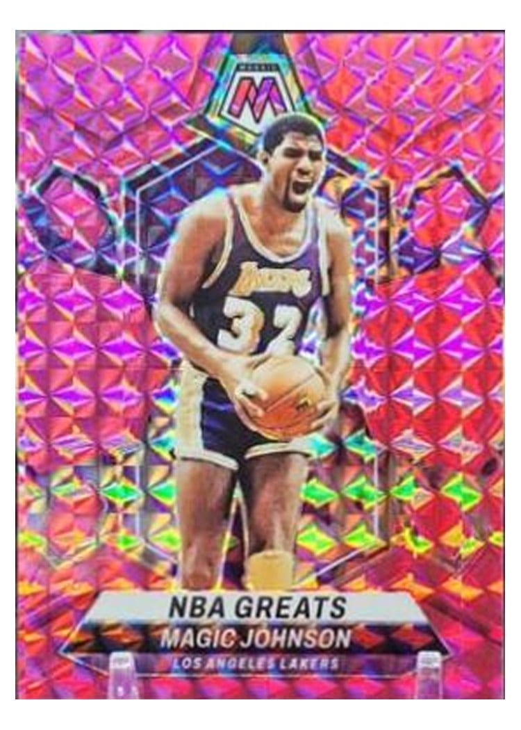 2023-24 Panini Mosaic Base Set Magic Johnson #295 card