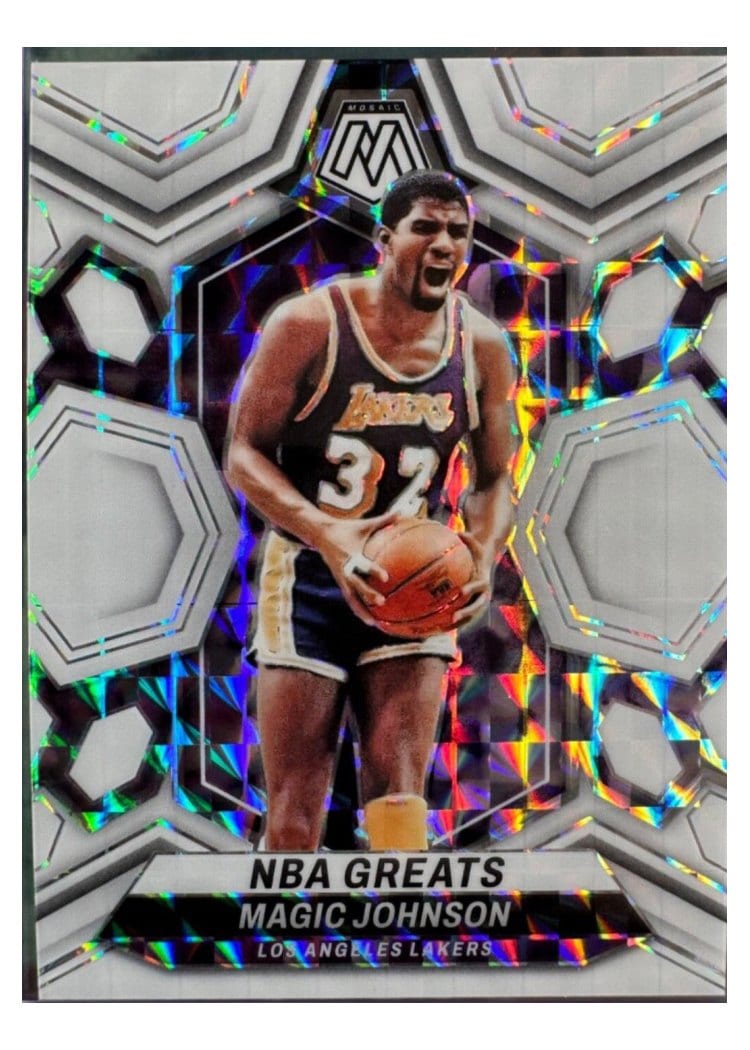 2023-24 Panini Mosaic Base Set Magic Johnson #295 card