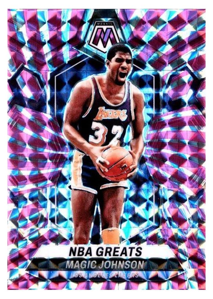 2023-24 Panini Mosaic Base Set Magic Johnson #295 card