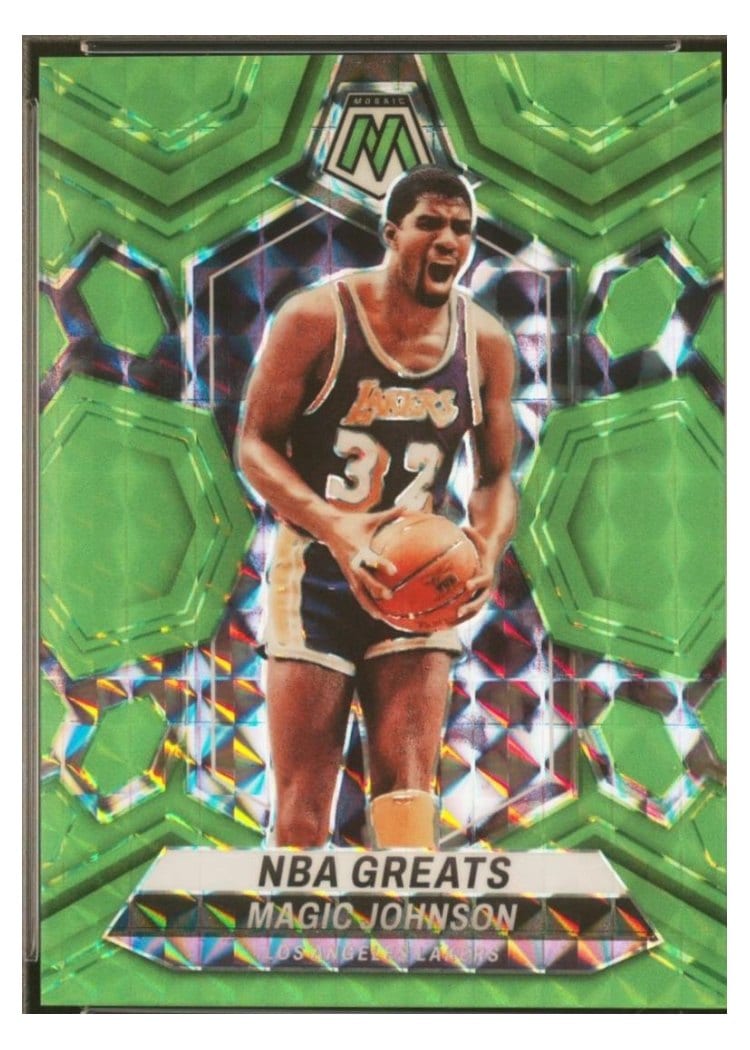 2023-24 Panini Mosaic Base Set Magic Johnson #295 card