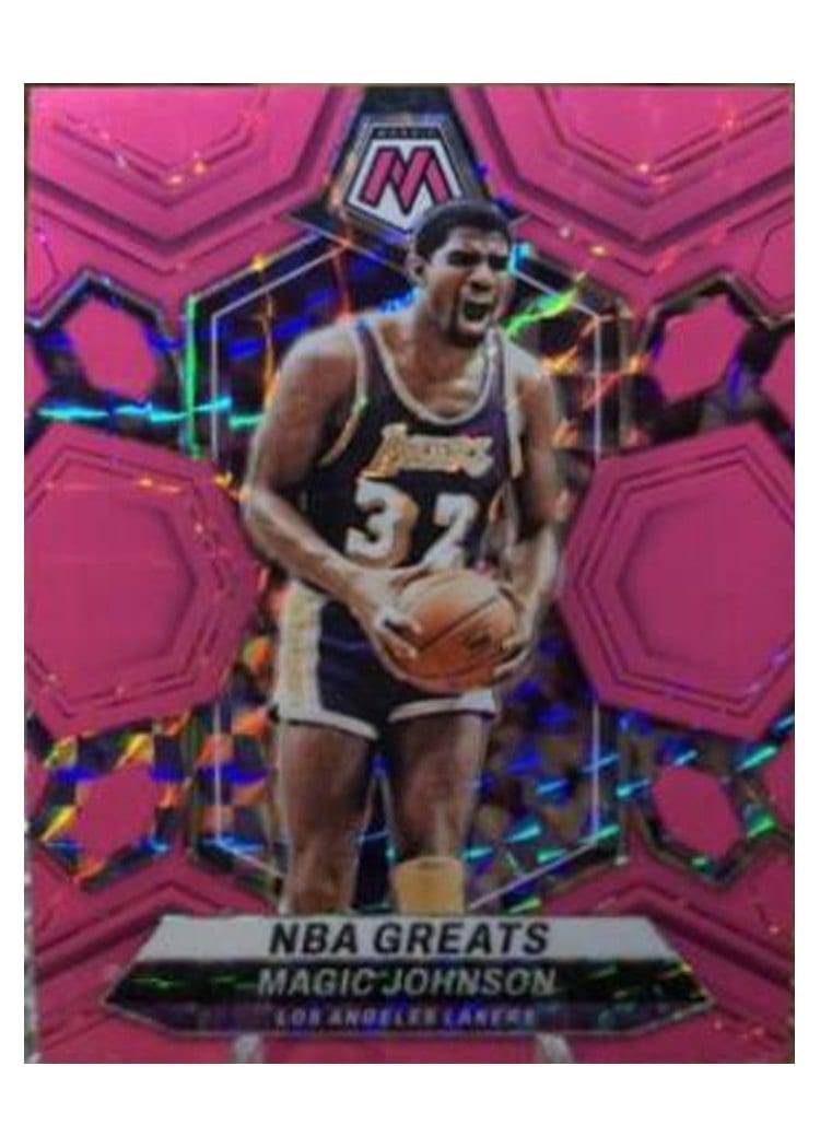 2023-24 Panini Mosaic Base Set Magic Johnson #295 card