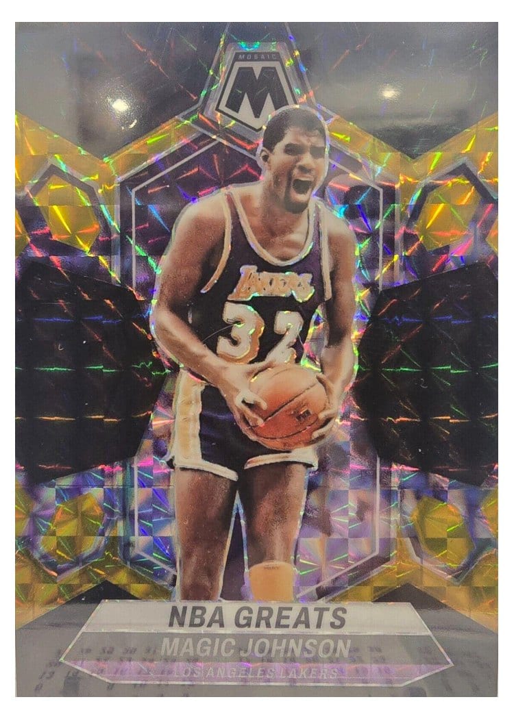 2023-24 Panini Mosaic Base Set Magic Johnson #295 card