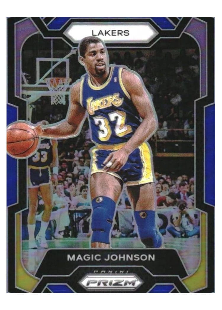 2023-24 Panini Prizm Base Set Magic Johnson #185 card