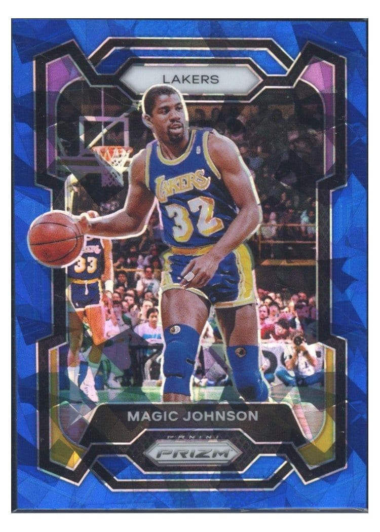 2023-24 Panini Prizm Base Set Magic Johnson #185 card