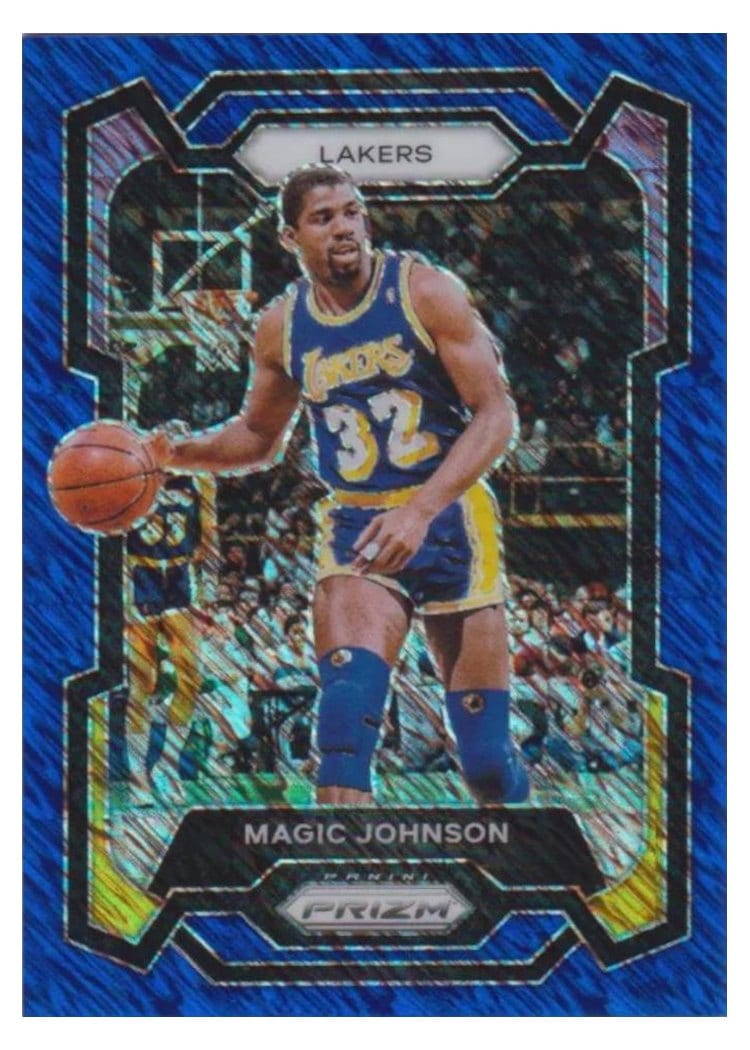 2023-24 Panini Prizm Base Set Magic Johnson #185 card