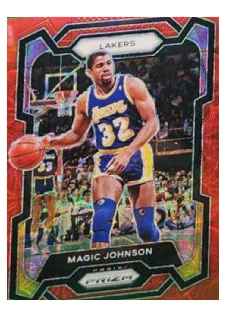 2023-24 Panini Prizm Base Set Magic Johnson #185 card