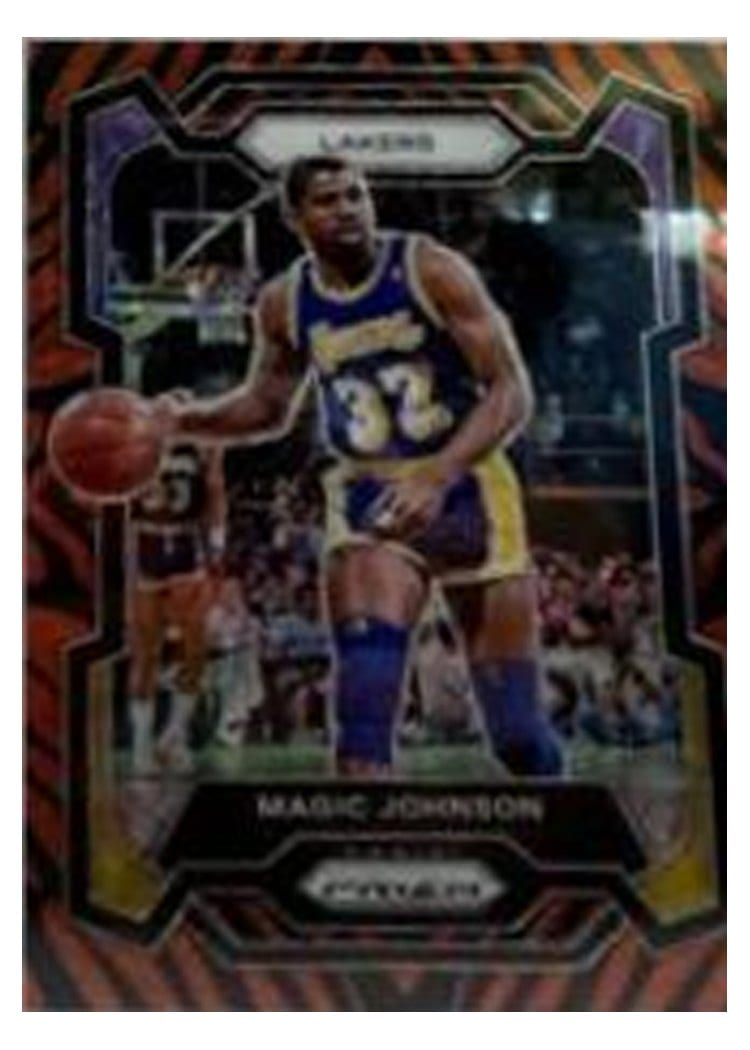 2023-24 Panini Prizm Base Set Magic Johnson #185 card