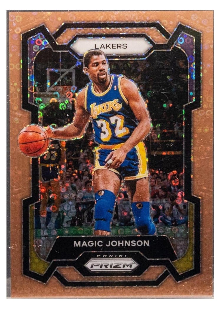 2023-24 Panini Prizm Base Set Magic Johnson #185 card