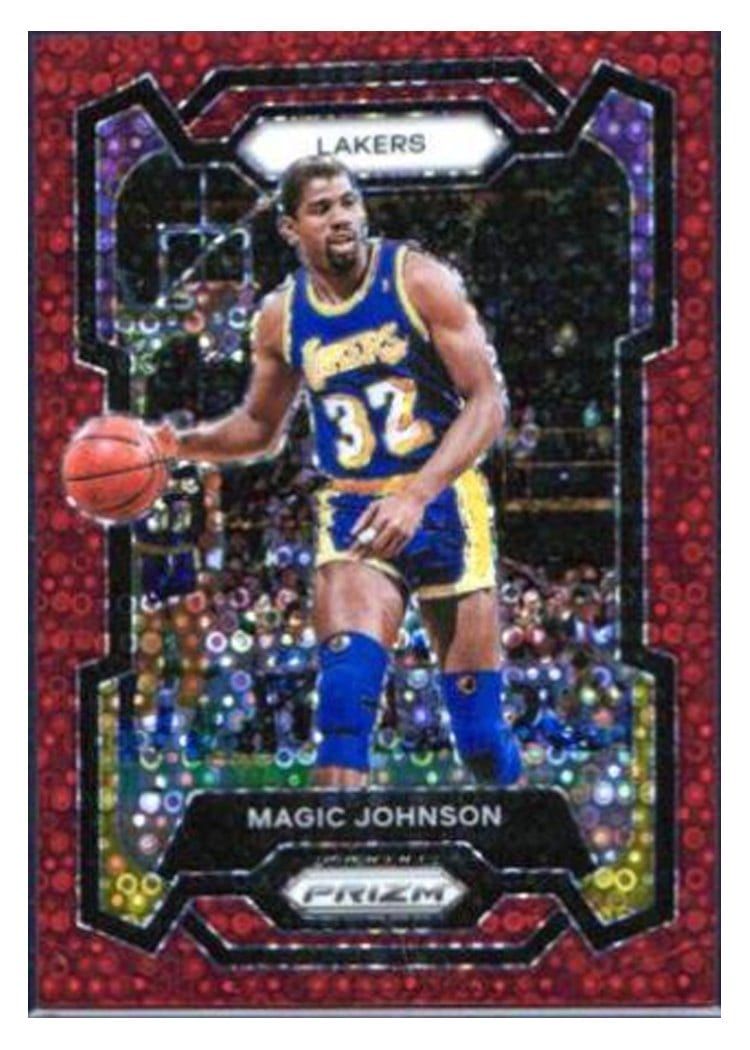 2023-24 Panini Prizm Base Set Magic Johnson #185 card