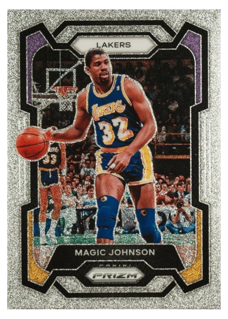 2023-24 Panini Prizm Base Set Magic Johnson #185 card