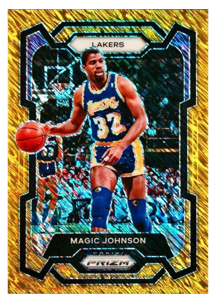 2023-24 Panini Prizm Base Set Magic Johnson #185 card