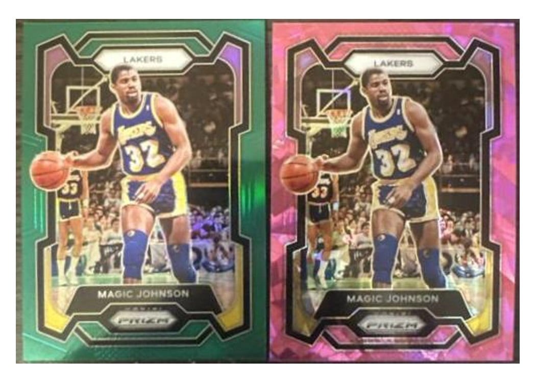 2023-24 Panini Prizm Base Set Magic Johnson #185 card