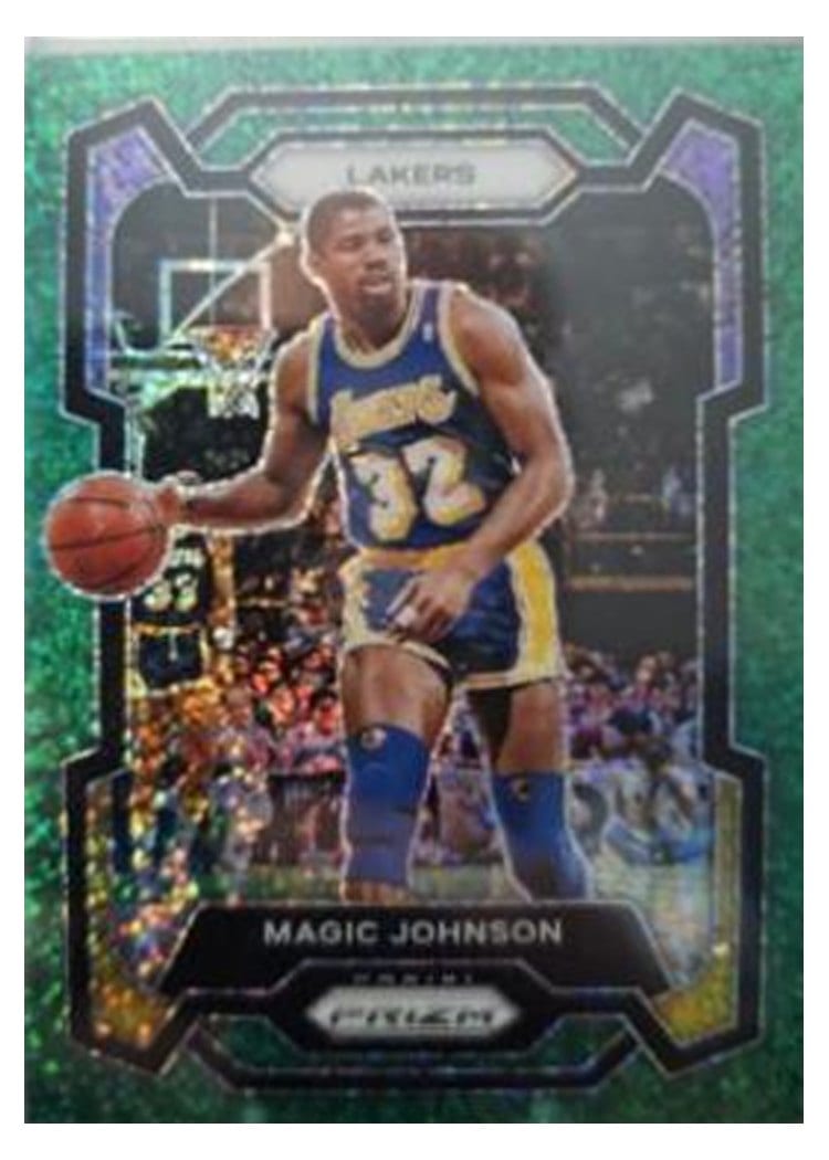 2023-24 Panini Prizm Base Set Magic Johnson #185 card