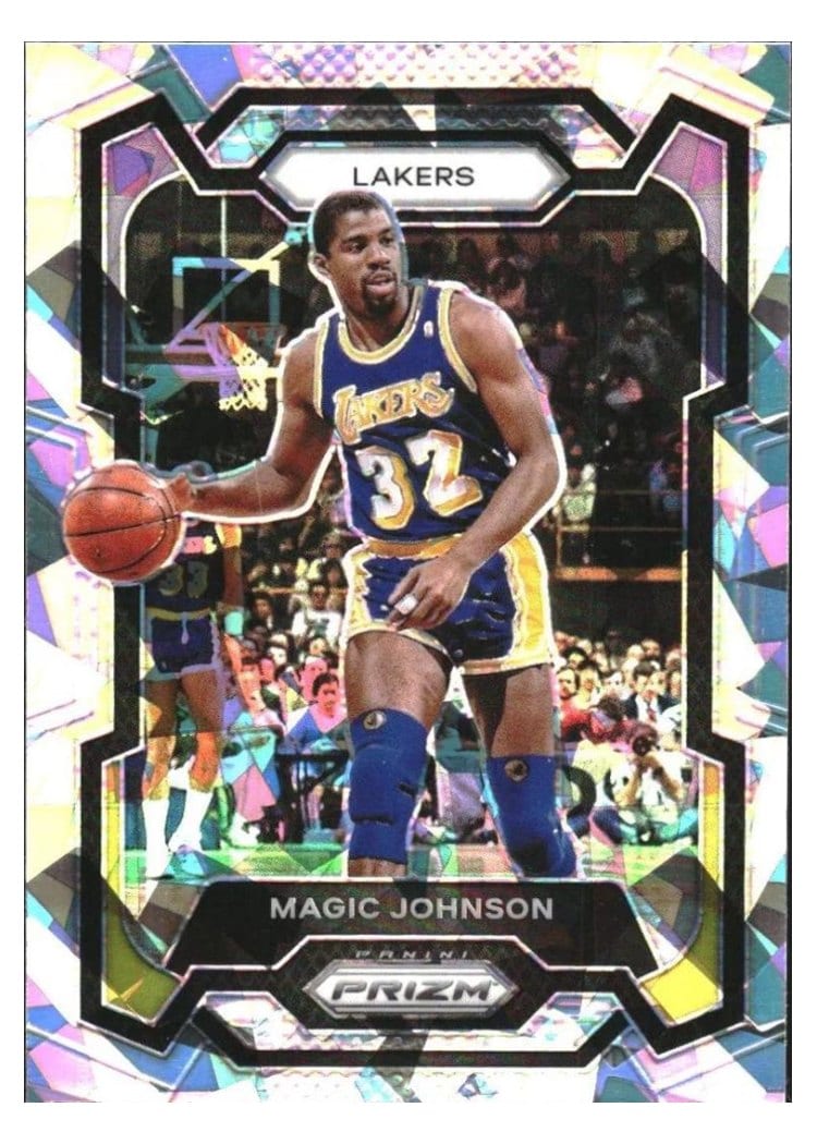 2023-24 Panini Prizm Base Set Magic Johnson #185 card