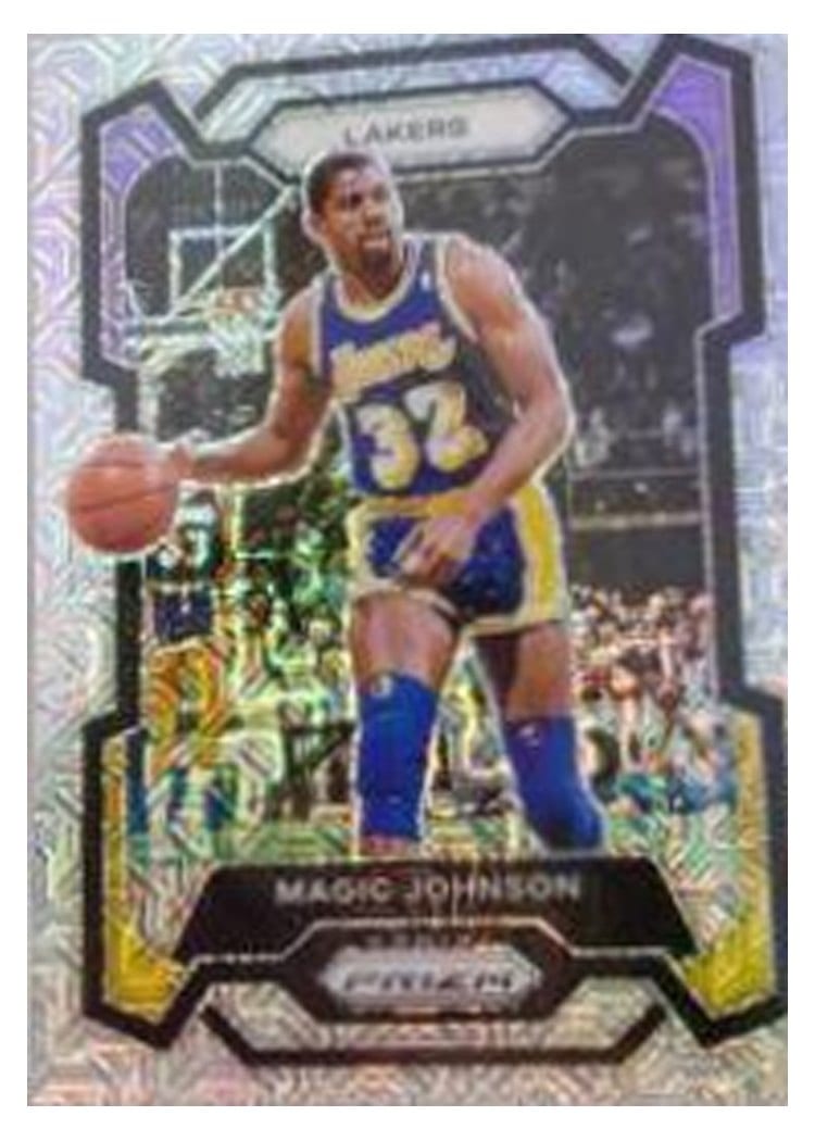 2023-24 Panini Prizm Base Set Magic Johnson #185 card