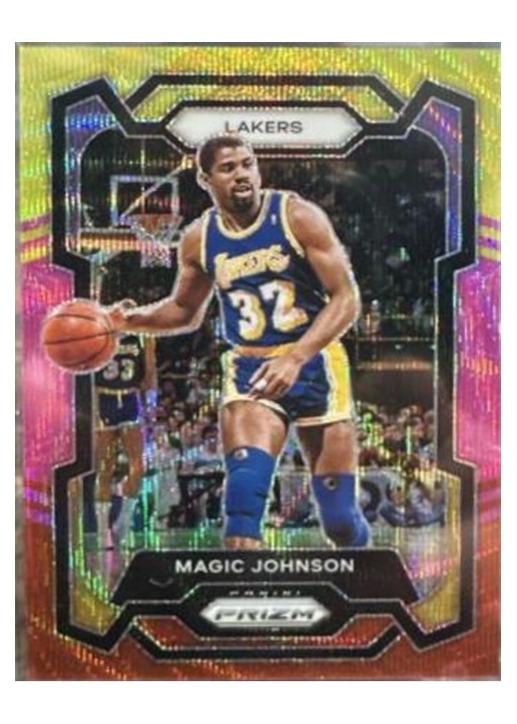 2023-24 Panini Prizm Base Set Magic Johnson #185 card