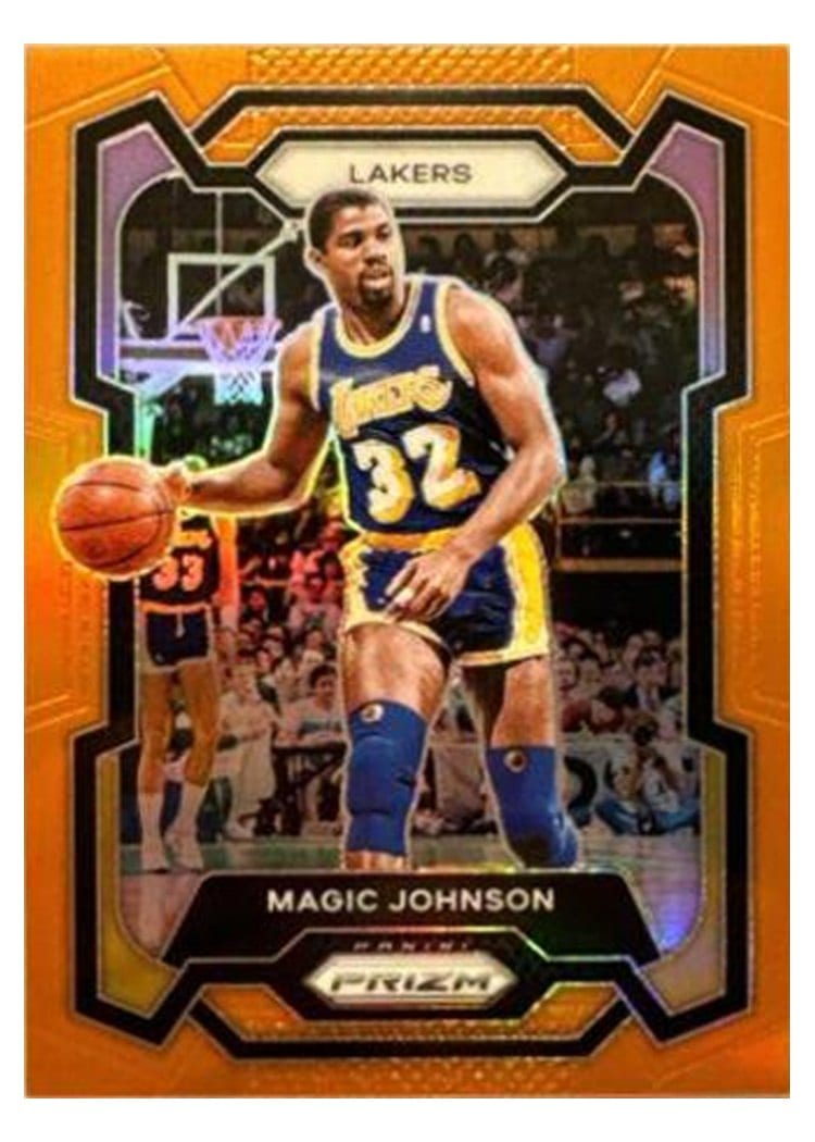 2023-24 Panini Prizm Base Set Magic Johnson #185 card