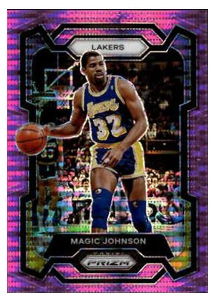 2023-24 Panini Prizm Base Set Magic Johnson #185 card