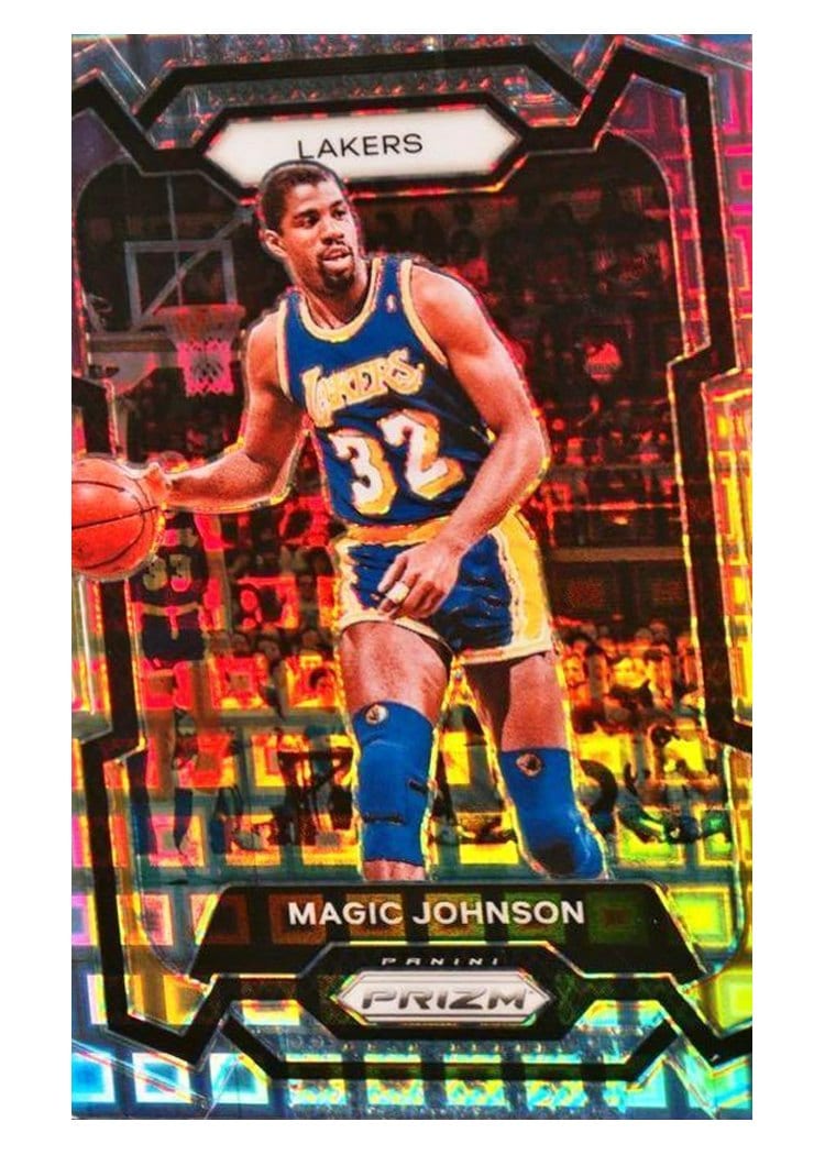 2023-24 Panini Prizm Base Set Magic Johnson #185 card
