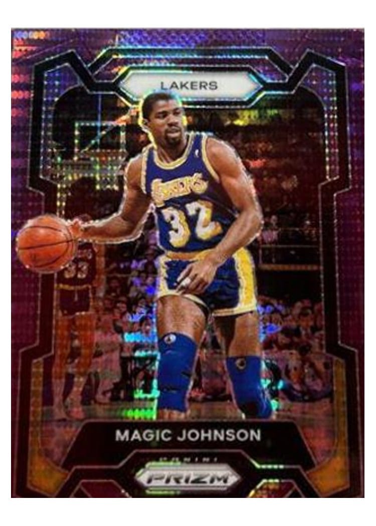 2023-24 Panini Prizm Base Set Magic Johnson #185 card