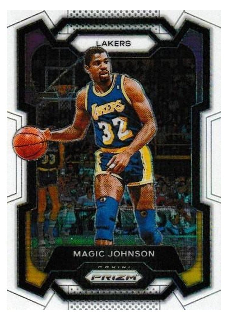 2023-24 Panini Prizm Base Set Magic Johnson #185 card