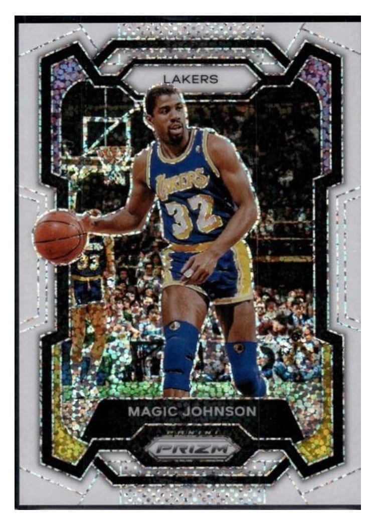 2023-24 Panini Prizm Base Set Magic Johnson #185 card
