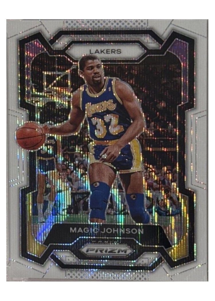 2023-24 Panini Prizm Base Set Magic Johnson #185 card