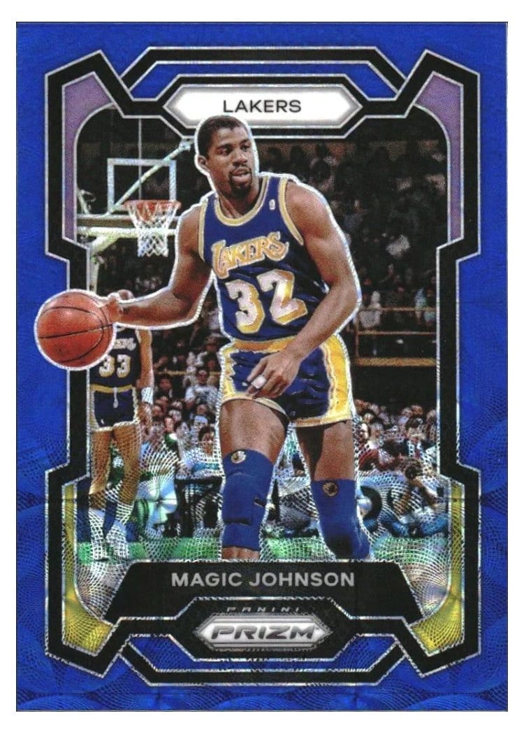 2023-24 Panini Prizm Base Set Magic Johnson #185 card