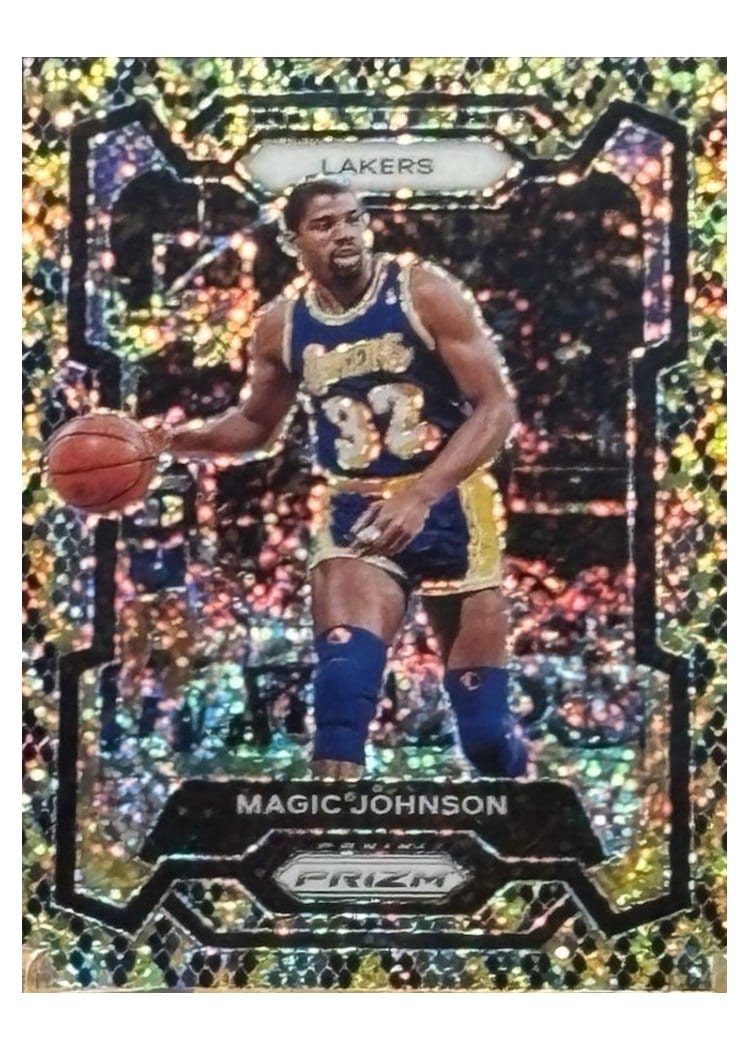 2023-24 Panini Prizm Base Set Magic Johnson #185 card