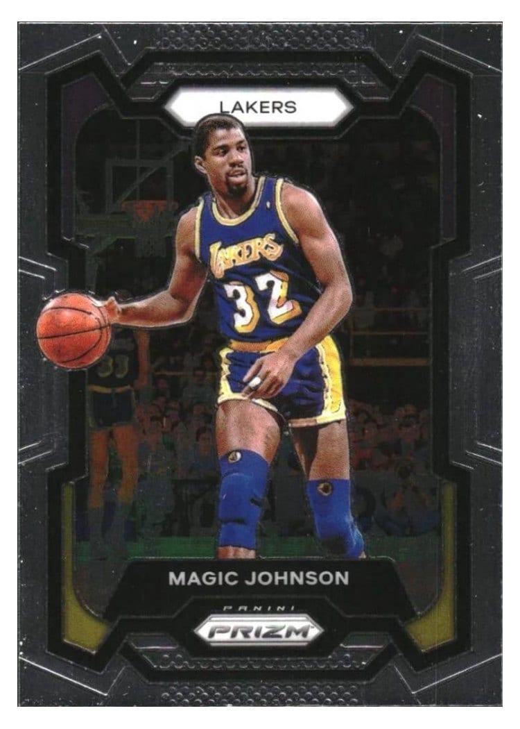 2023-24 Panini Prizm Base Set Magic Johnson #185 card